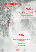 Concert de Noël au balcon avec le CRR 93