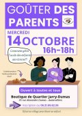 Goûter des parents avec l'association De tous cœurs