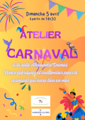 Atelier carnaval avec SGAA