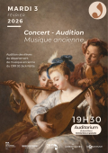 Concert – Audition | Musique ancienne au CRR93